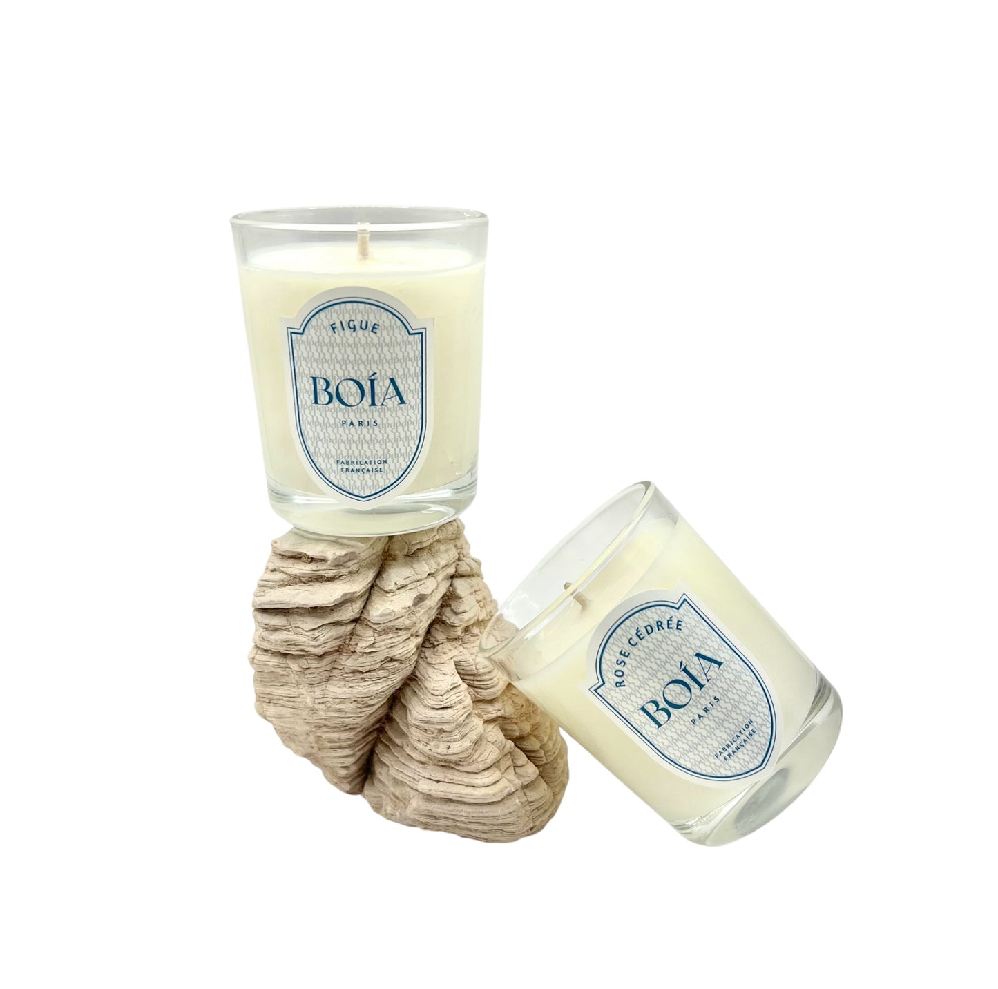 Coffret découverte de 2 bougies 80g - Figue et Rose Cédrée