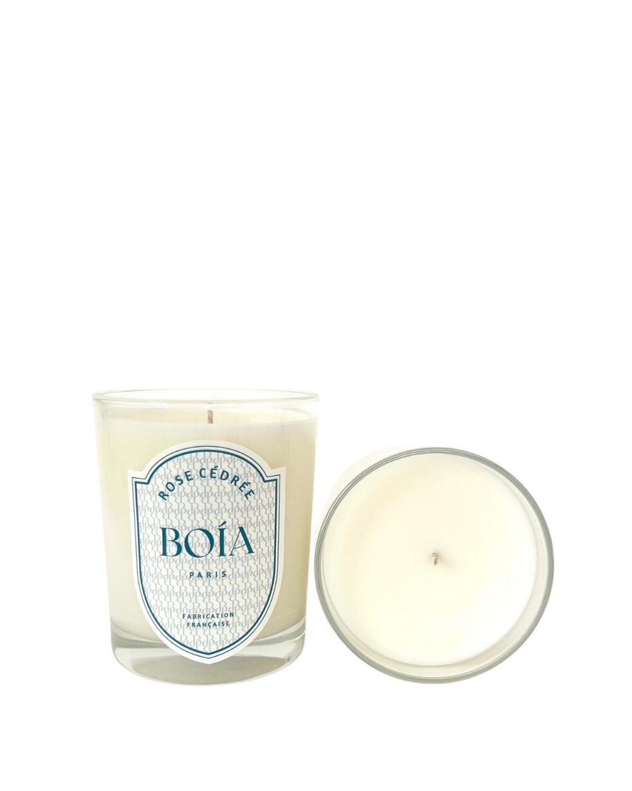 Bougie Rose Cédrée 190g