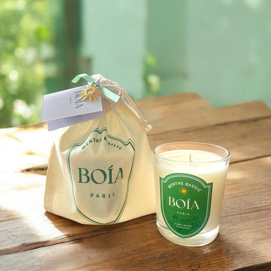 Bougie Menthe Basilic 190g - Édition limitée