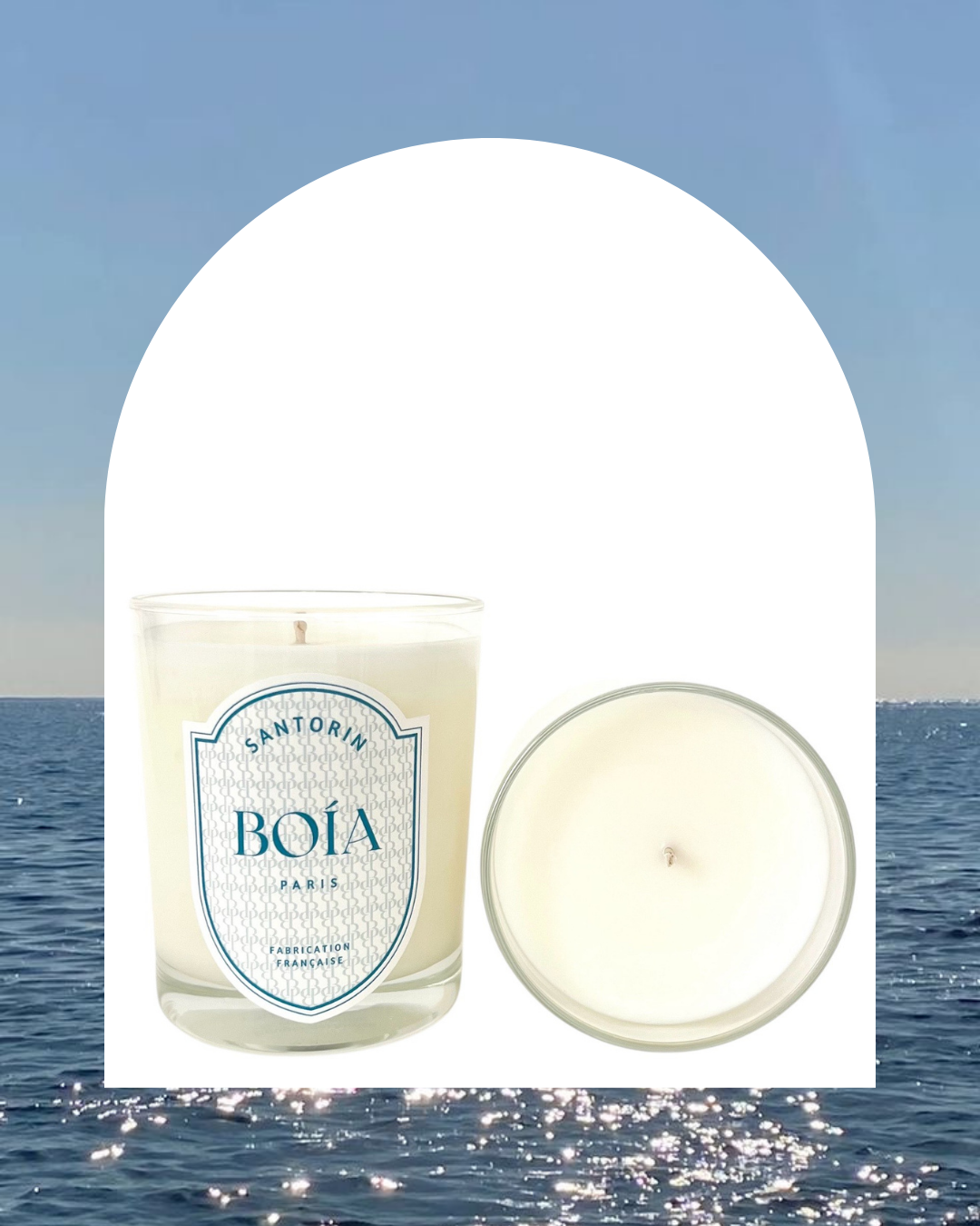 Bougie Santorin 190g