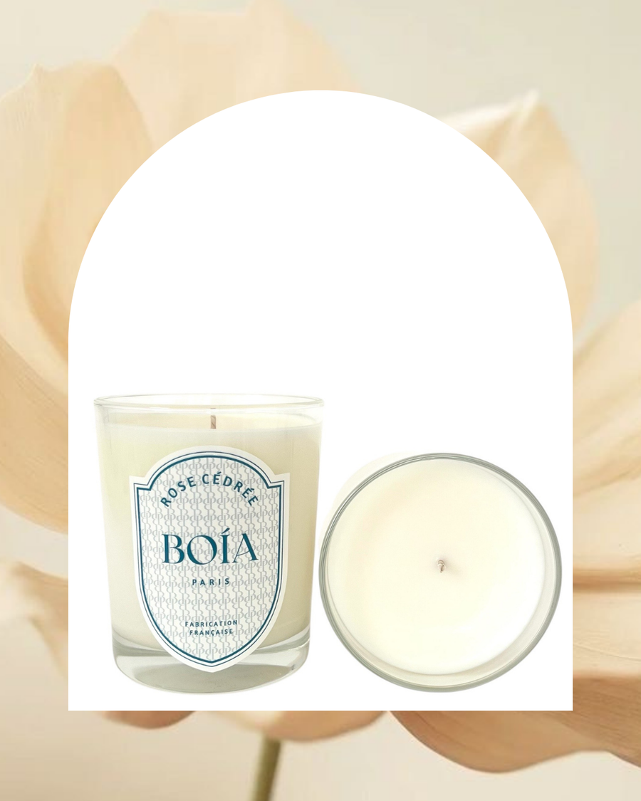 Bougie Rose Cédrée 190g