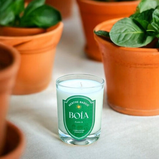 Bougie Menthe Basilic 190g - Édition limitée